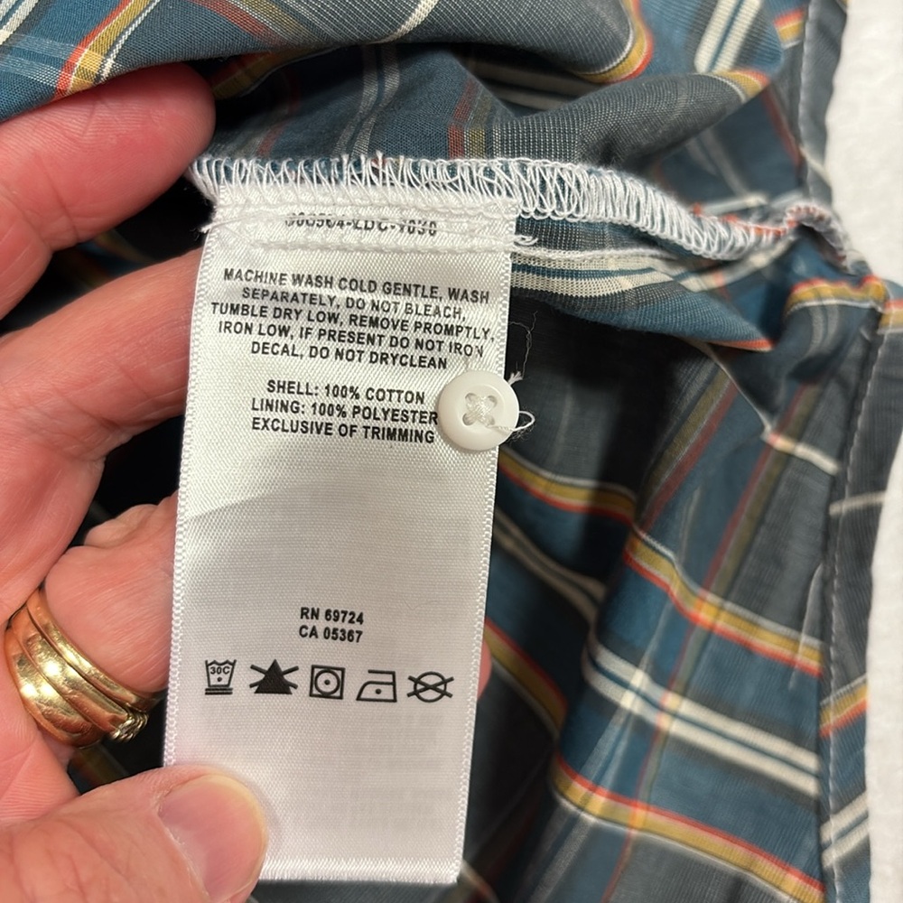 Columbia PFG Omni shade Men's Casual Plaid button down long sleeve medium - Picture 8 of 8